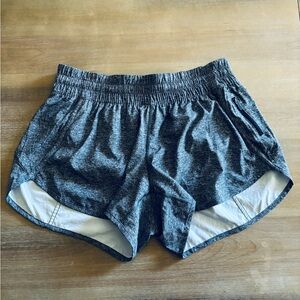 Lululemon Running Shorts 4” Inseam, Heathered Gray, Lined, Size 12